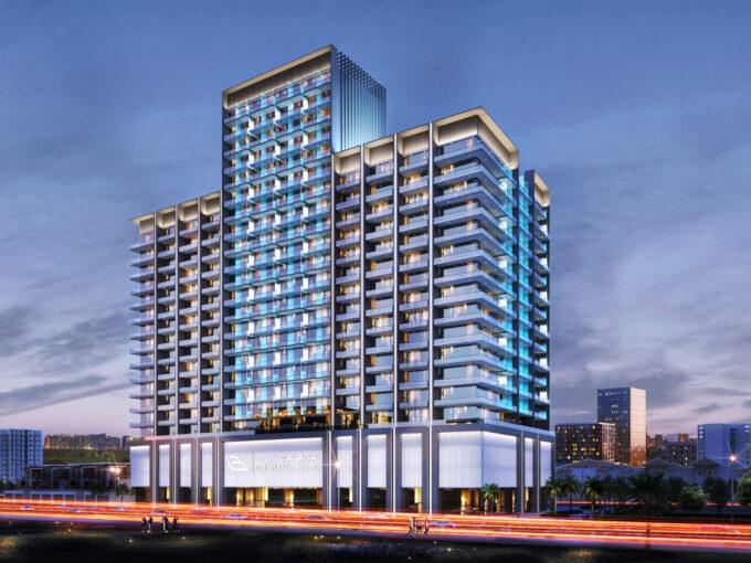 Binghatti Azure Exterior 02 scaled 680x510 - پروژه بن غاطی آزور (Binghatti Azure)