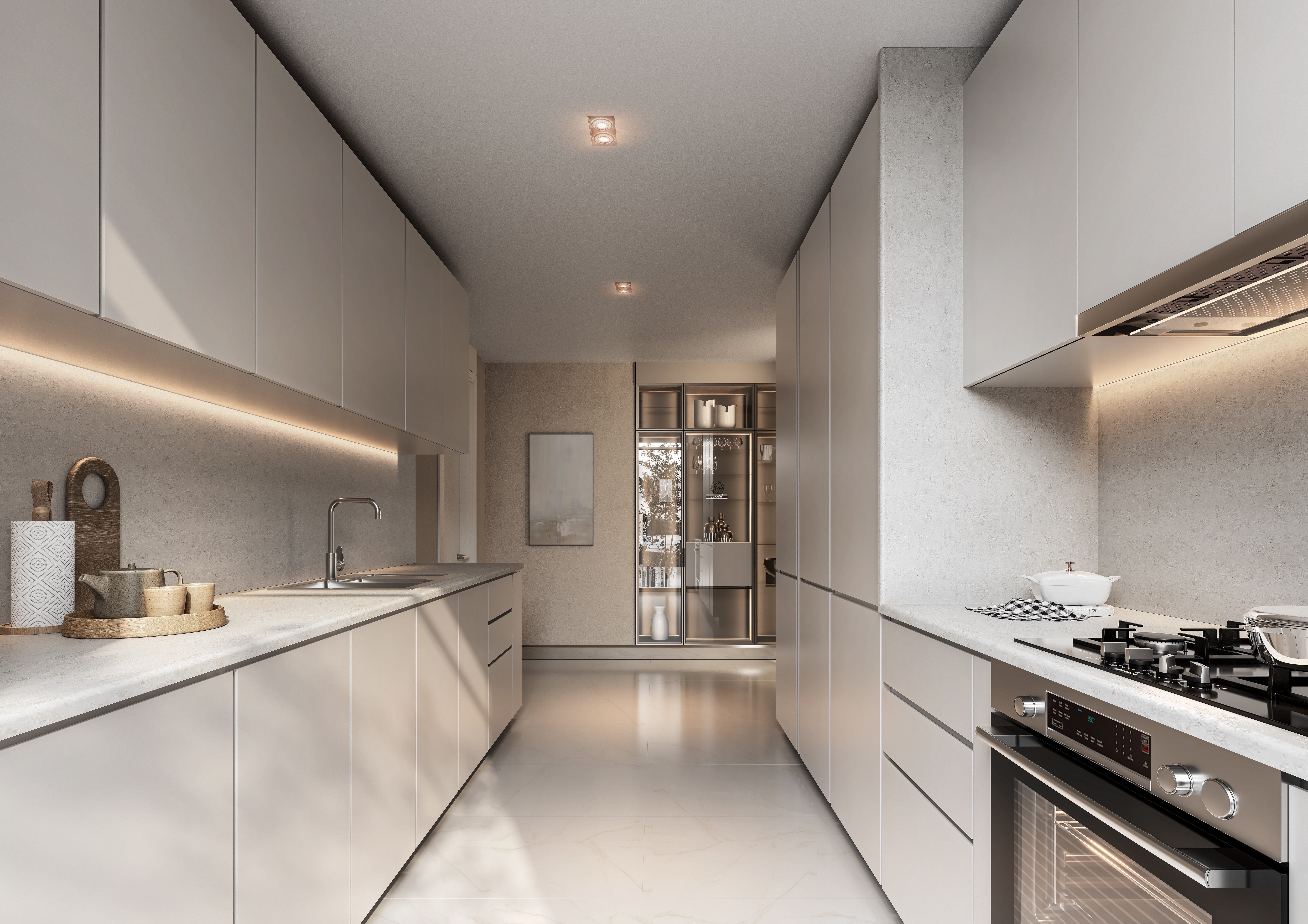 ELWOOD Kitchen 4 BR TYPE A 3 - Sobha Elwood: ویلاهای لوکس در دبی