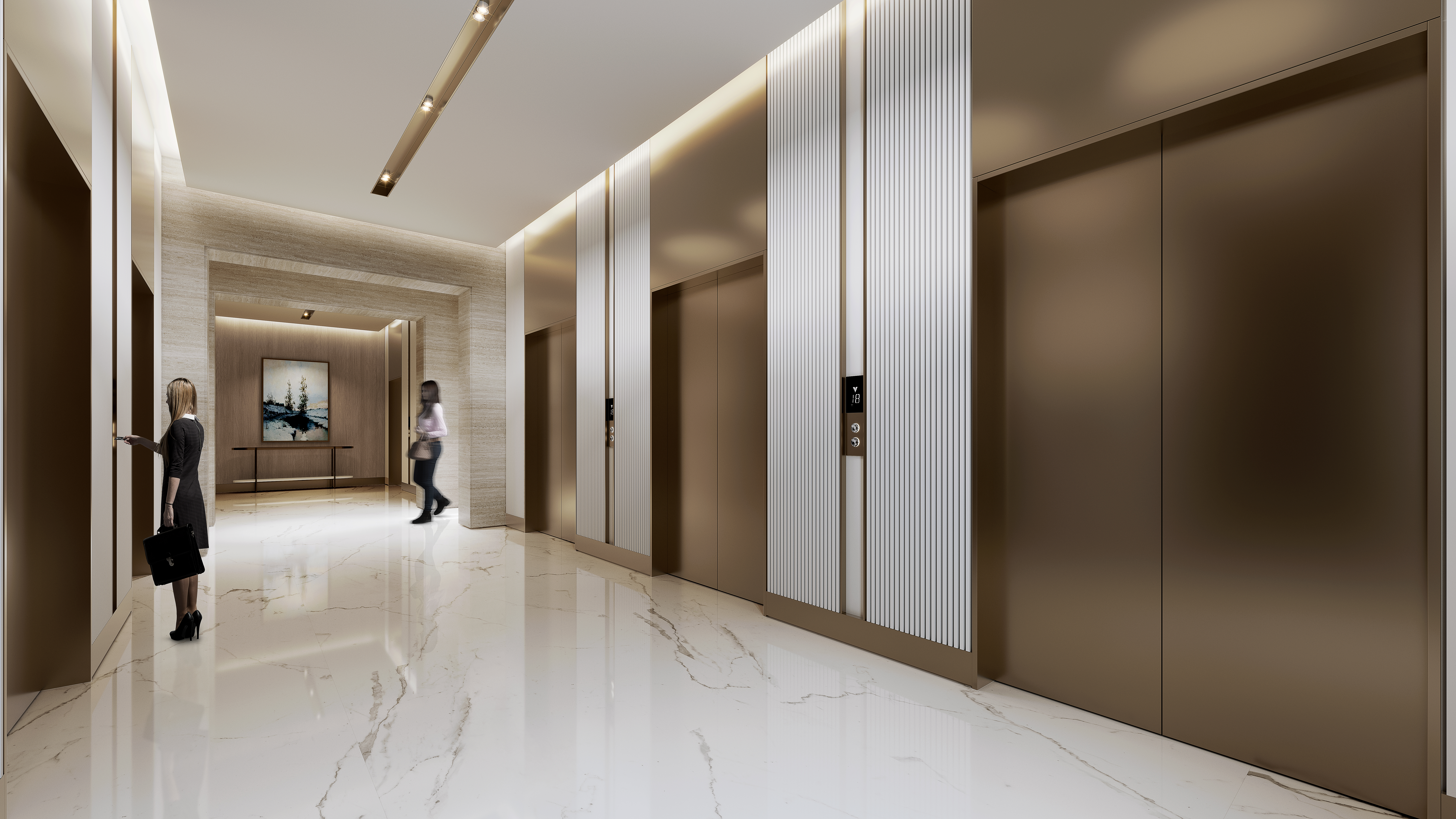 I Lobby - شوبا Skyscape: پروژه مسکونی لوکس در دبی