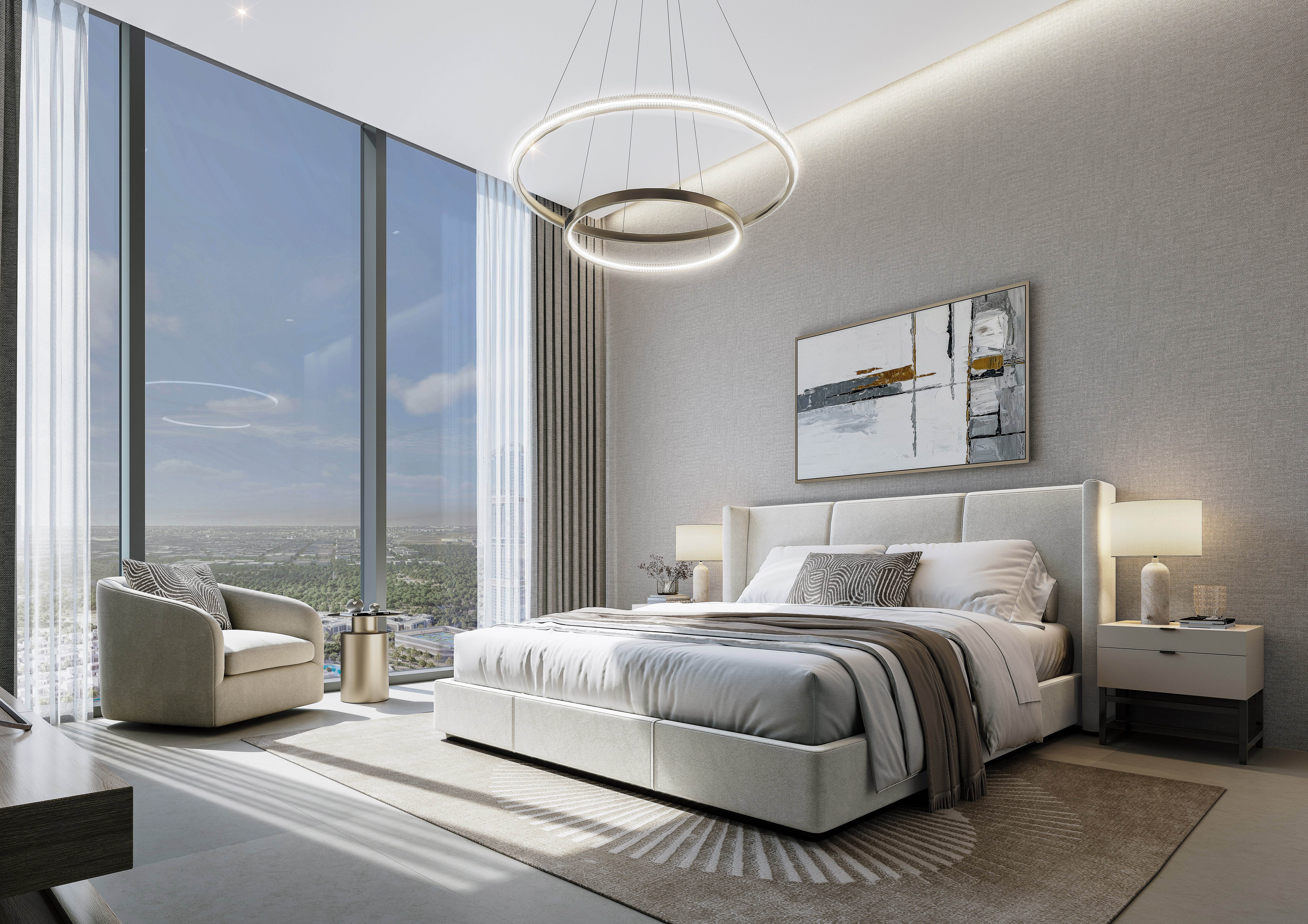 I Bedroom 1 Bed Type Lux - پروژه شوبا Skyvue در دبی