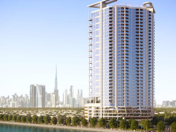 Render 1 Tower Option 2B scaled 680x510 - پروژه شوبا هارتلند Waves Grande در دبی