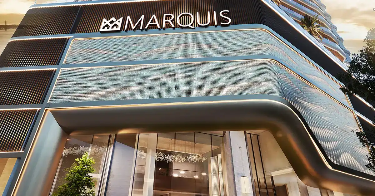 نمای بیرونی برج Marquis One در ارجان دبی