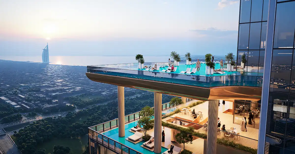 استخر لوکس Sobha SkyParks دبی