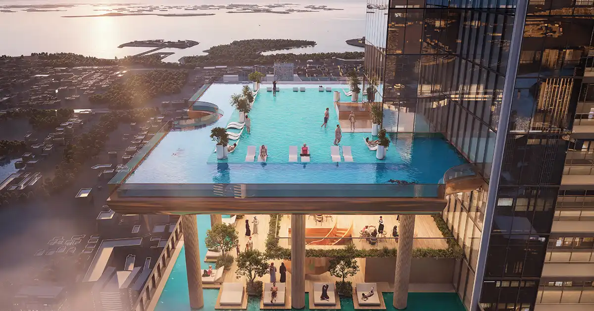 استخر لوکس Sobha SkyParks دبی