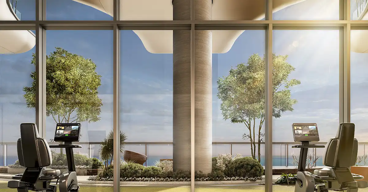 سالن بدنسازی لوکس Sobha SkyParks
