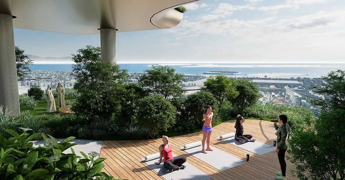 منطقه مدیتیشن Sobha SkyParks دبی
