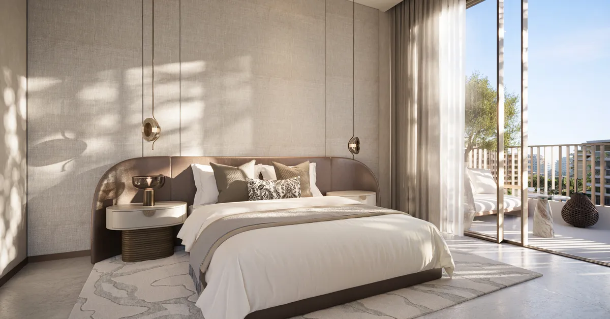 اتاقخواب اصلی با تراس